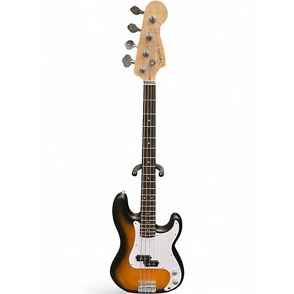 Used Squier DEBUT P BASS 2 Tone Sunburst Electric Bass Guitar