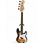 Used Squier DEBUT P BASS 2 Tone Sunburst Electric Bass Guitar thumbnail