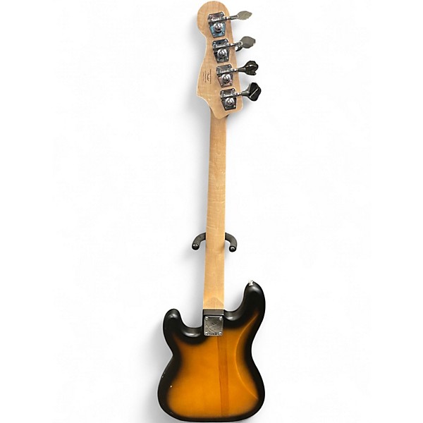 Used Squier DEBUT P BASS 2 Tone Sunburst Electric Bass Guitar