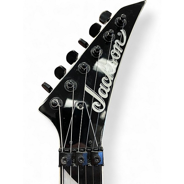 Used Jackson JS34Q Dinky Black and Silver Solid Body Electric Guitar