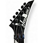 Used Jackson JS34Q Dinky Black and Silver Solid Body Electric Guitar