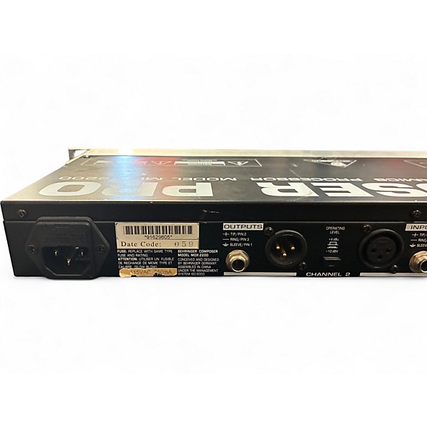 Used Behringer MDX 2200 Compressor