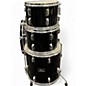 Used Pearl 4 Piece EXPORT SERIES Black Drum Kit