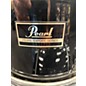 Used Pearl 4 Piece EXPORT SERIES Black Drum Kit