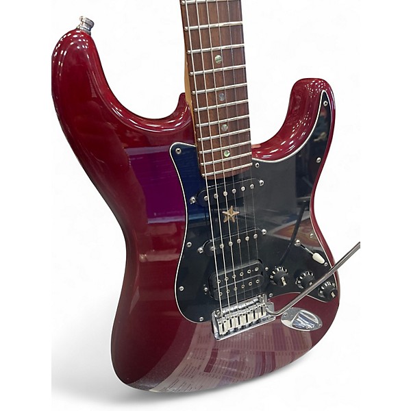 Used Fender American Select Stratocaster HSS Crimson Red  Solid Body Electric Guitar