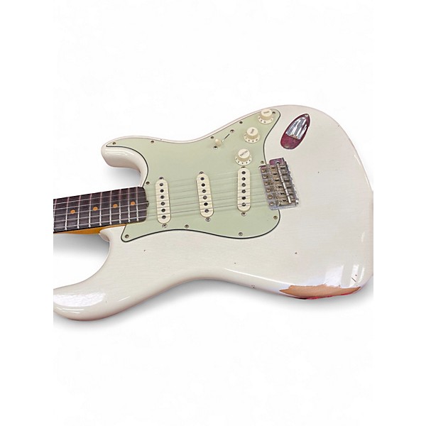 Used Fender Ltd 60 Stratocaster jrn Antique White Solid Body Electric Guitar