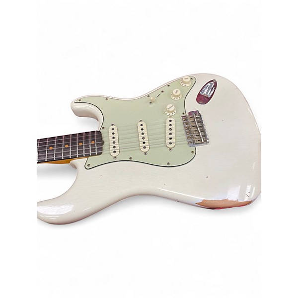 Used Fender Ltd 60 Stratocaster jrn Antique White Solid Body Electric Guitar