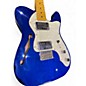Used Squier Classic Vibe Telecaster Thinline Blue Hollow Body Electric Guitar