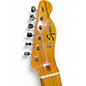 Used Squier Classic Vibe Telecaster Thinline Blue Hollow Body Electric Guitar