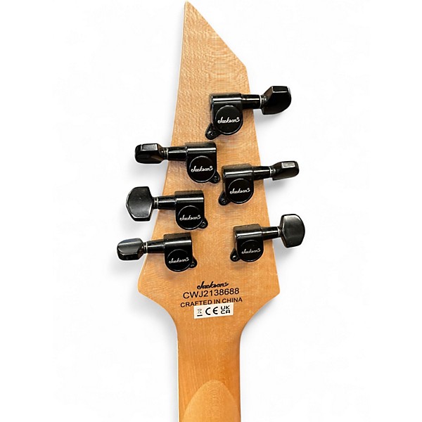 Used Jackson Monarkh JS22Q Transparent Purple Burst Solid Body Electric Guitar