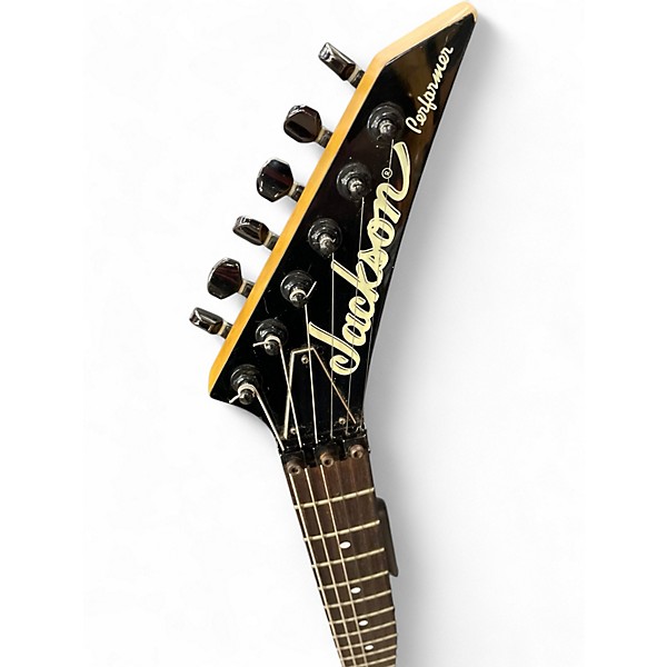 Used Jackson Performer Black With White Polka Dots Solid Body Electric Guitar