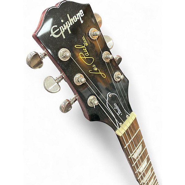 Used Epiphone Les Paul Studio Candy Apple Red Solid Body Electric Guitar