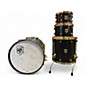 Used SJC Drums 4 Piece TOUR 4 PIECE MATTE BLACK Drum Kit thumbnail