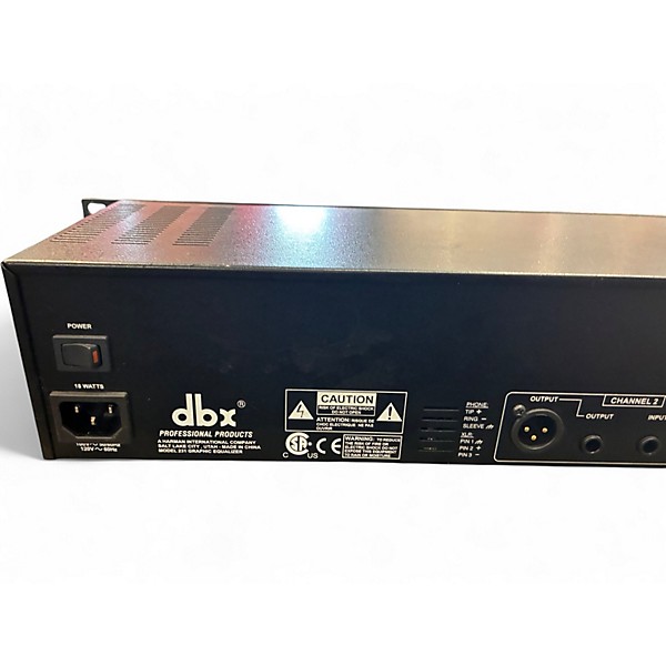 Used dbx 231 Dual 31-Band Graphic Equalizer