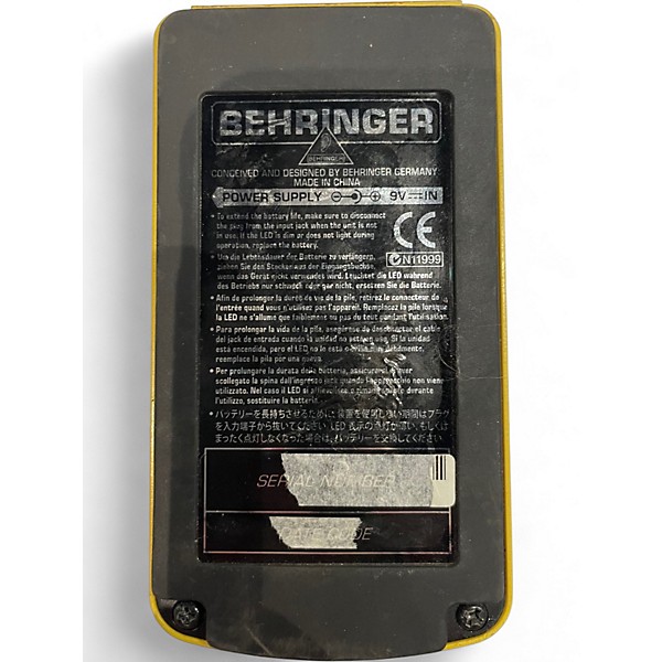 Used Behringer BEQ700 Graphic Equalizer Bass Effect Pedal