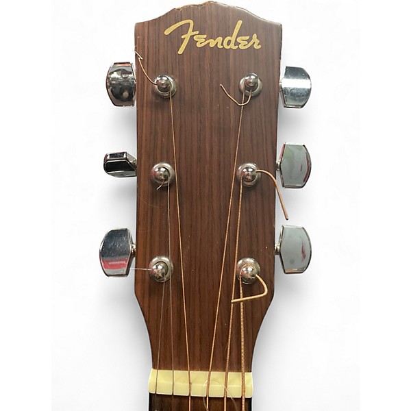 Used Fender DG10 Left Handed Natural Acoustic Guitar