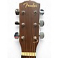 Used Fender DG10 Left Handed Natural Acoustic Guitar
