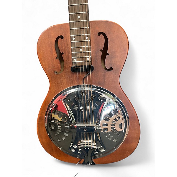 Used Dobro Hound Dog Round Neck Walnut Resonator Guitar