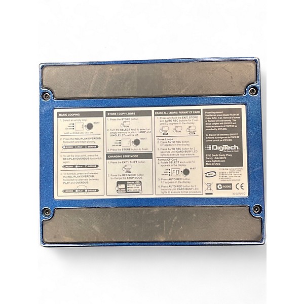 Used DigiTech JML Jam Man Looper Phrase Sampler Pedal