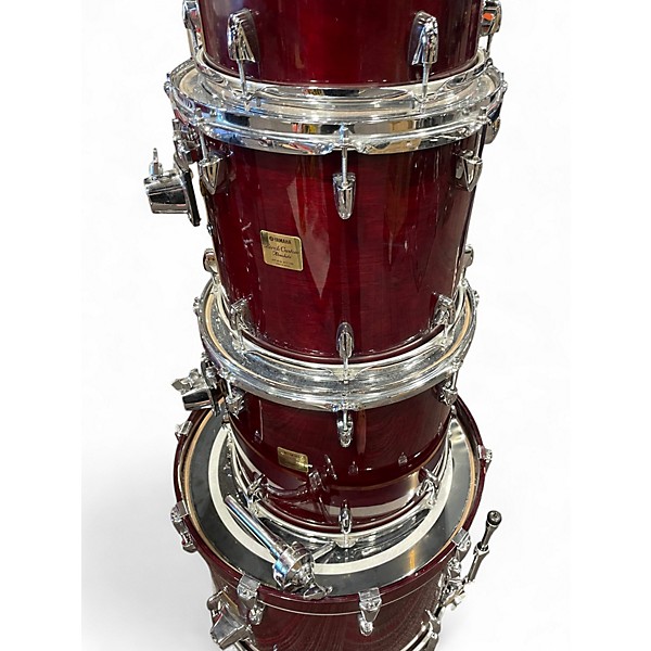 Used Yamaha 5 Piece Birch Custom Absolute Cherry Drum Kit
