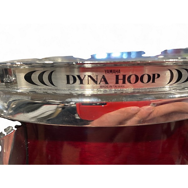 Used Yamaha 5 Piece Birch Custom Absolute Cherry Drum Kit