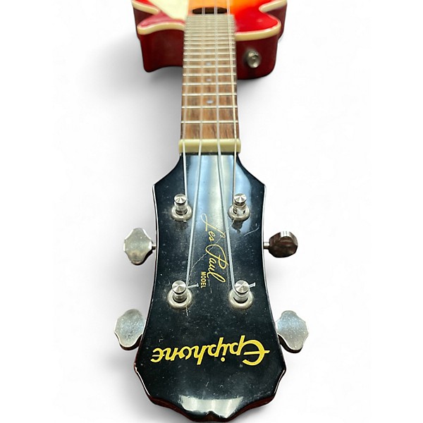Used Epiphone LES PAUL UKELELE ELECTRIC CHERRY SUNBURST Ukulele