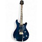 Used PRS Carlos Santana Signature SE Transparent Blue Solid Body Electric Guitar thumbnail