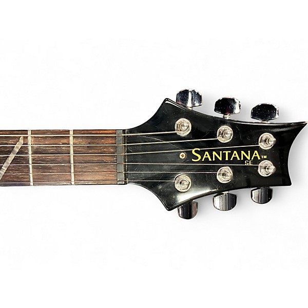 Used PRS Carlos Santana Signature SE Transparent Blue Solid Body Electric Guitar