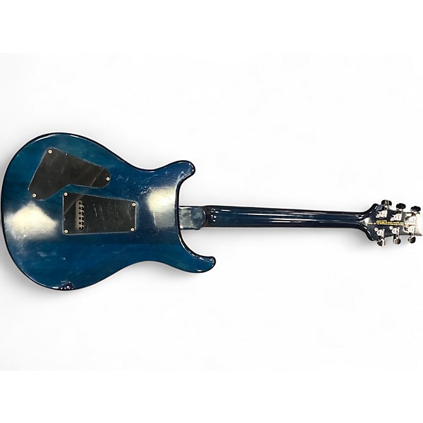 Used PRS Carlos Santana Signature SE Transparent Blue Solid Body Electric Guitar