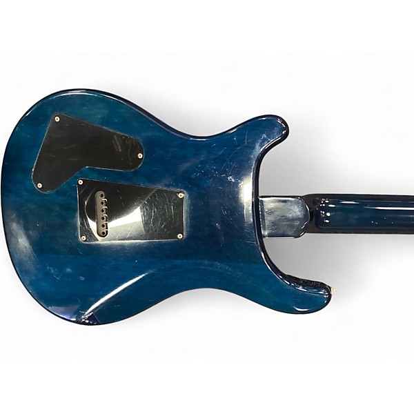 Used PRS Carlos Santana Signature SE Transparent Blue Solid Body Electric Guitar
