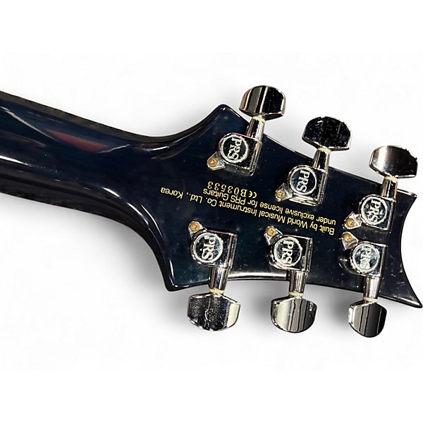 Used PRS Carlos Santana Signature SE Transparent Blue Solid Body Electric Guitar