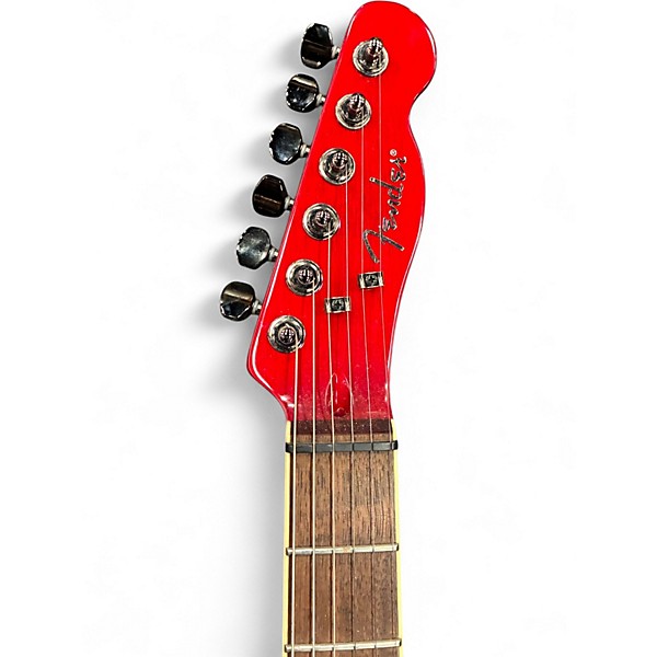 Used 2021 Fender Special Edition Custom Telecaster FMT HH Crimson Red Transparent Solid Body Electric Guitar