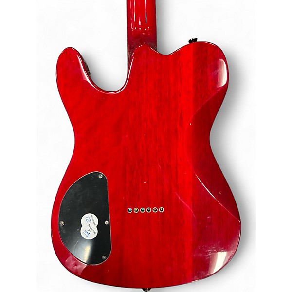 Used 2021 Fender Special Edition Custom Telecaster FMT HH Crimson Red Transparent Solid Body Electric Guitar