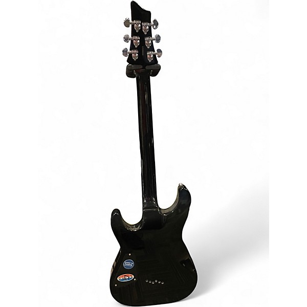 Used Schecter Guitar Research C1 Elite  Black Solid Body Electric Guitar