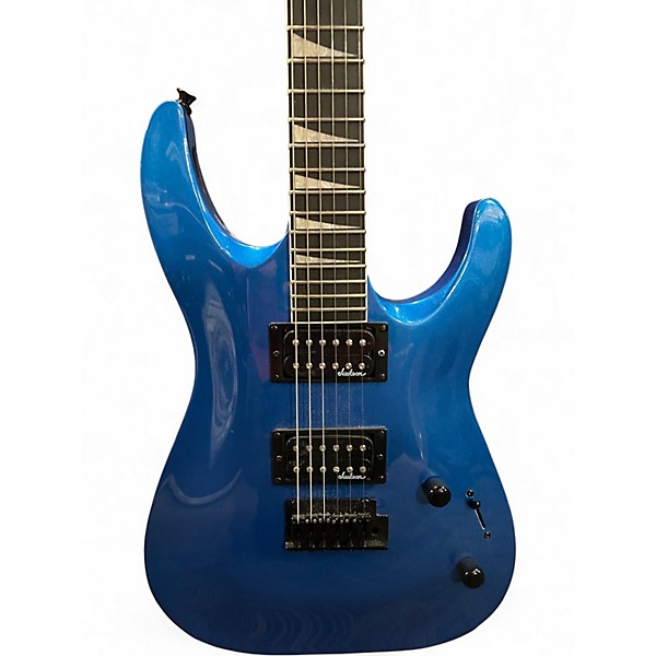Used Jackson JS22 Dinky Metallic Blue Solid Body Electric Guitar