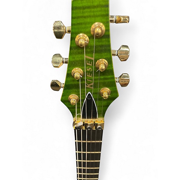 Used Kiesel SCB6 Green Solid Body Electric Guitar