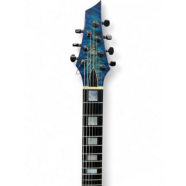 Used Carvin CT7 Blue Solid Body Electric Guitar