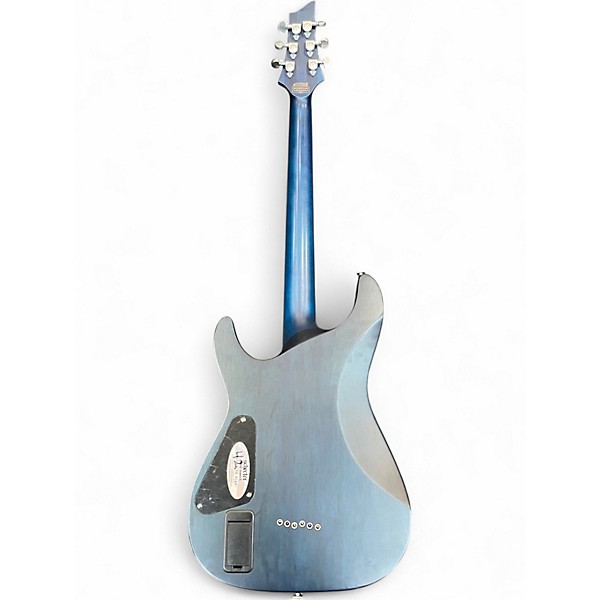 Used Schecter Guitar Research C1 Platinum Blue Solid Body Electric Guitar