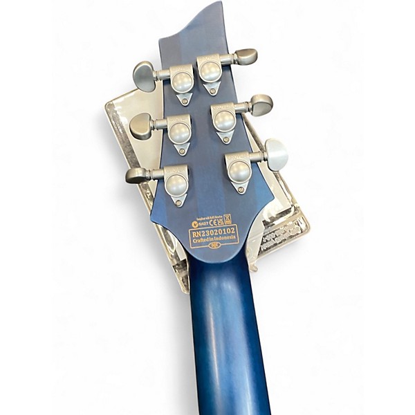 Used Schecter Guitar Research C1 Platinum Blue Solid Body Electric Guitar