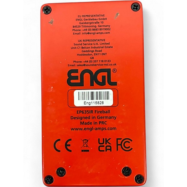 Used ENGL FIREBALL IR Effect Pedal