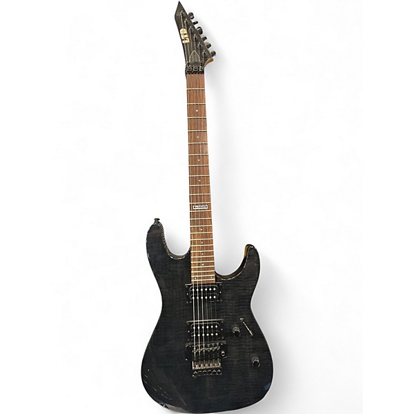 Used ESP LTD M100FM Black Solid Body Electric Guitar