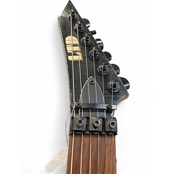 Used ESP LTD M100FM Black Solid Body Electric Guitar