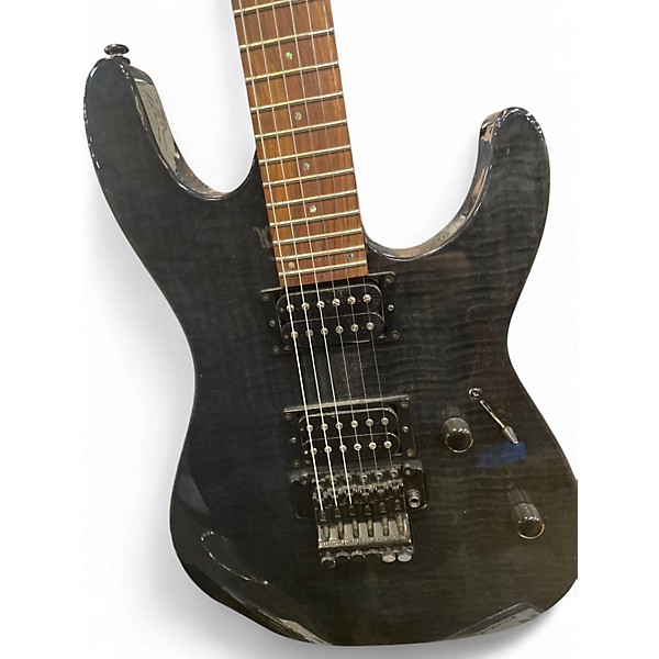 Used ESP LTD M100FM Black Solid Body Electric Guitar