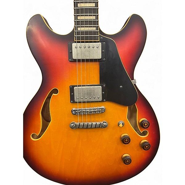 Used Ibanez ASV93TDL 2 Color Sunburst Hollow Body Electric Guitar