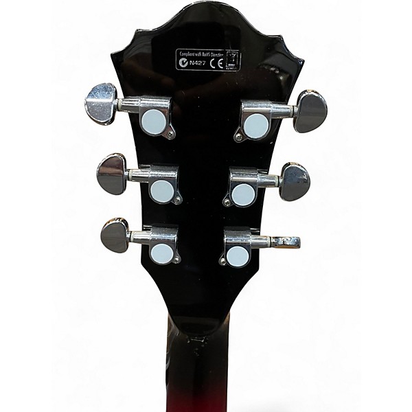 Used Ibanez AF75T transparent red sunburst Hollow Body Electric Guitar