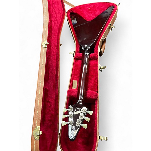 Used Gibson Flying V Bigsby wine red Solid Body Electric Guitar