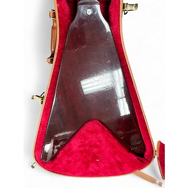 Used Gibson Flying V Bigsby wine red Solid Body Electric Guitar