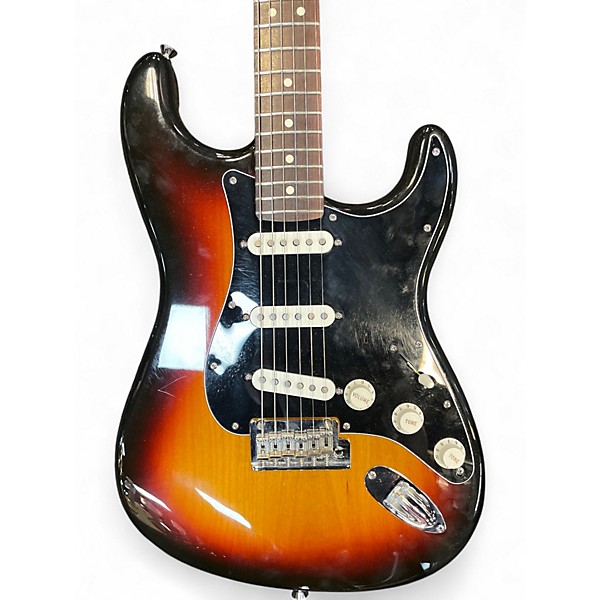 Used Fender American Standard Stratocaster Sunburst Solid Body Electric Guitar