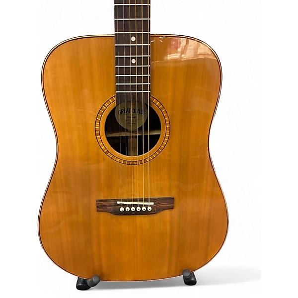 Used Great Divide SBDC24 Left Handed Natural Acoustic Guitar