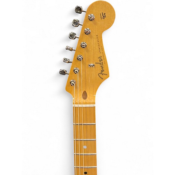 Used 2022 Fender VINTERA 50S STRAT MODIFIED Daphne Blue Solid Body Electric Guitar